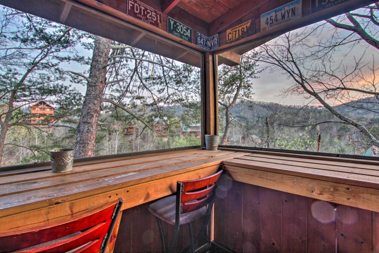 Pigeon Forge Cabin With Hot Tub And Mountain Views! Esterno foto
